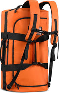 MIER Water Resistant Backpack Duffle Heavy Duty Convertible Duffle Bag with Backpack Straps for Gym, Sports, Travel