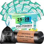 Portable Toilet Gel, Poo Powder for Portable Toilet, Camping Toilet Gel, Pee Powder, Portable Toilet Powder for Outdoor Camping and Hiking Toilet Gel Powder