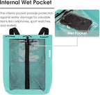 WANDF Swim Bag Mesh Drawstring Backpack Beach Backpack for Swimming, Gym, and Workout Gear