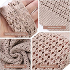 WantGor Crochet Bags, Beach Mesh Tote Bag Womens Shoulder Shopping Handbag Casual Travel Totes Bag Foldable Hobo Bags