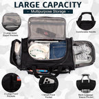 Tactical Gym Bag for Men，50L Large 3 in 1 Sports Duffle Bag with Shoes Compartment for Travel,Water Resistant Travel Backpack Weekender Overnight Bag with Wet Pocket for Women