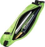 RFID Blocking Money Belt - Passport Holder & Travel Wallet, Slim Hidden Fanny Packs for Women Men - Green