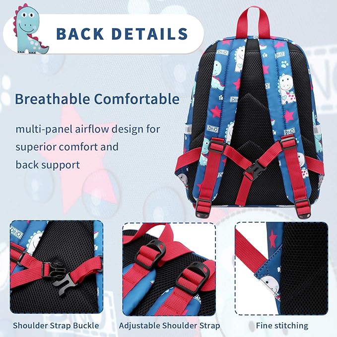 mygreen Toddler Backpack, Kids Backpack for Boys and Girls with Chest Strap | with Chest Strap
