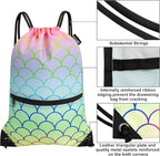 HOLYLUCK Drawstring Backpack Bag Sport Gym Sackpack