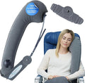 TRAVELREST Ultimate Inflatable Neck Support & Body Pillow - Airplane Pillow for Long Flight Comfort, Travel Essentials, Sleeping Accessories, Headrest Support Seat for Car (Grey)