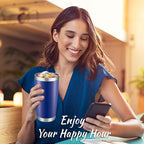 20 oz Tumblers Bulk Stainless Steel Tumbler with Lid Double Wall Vacuum Insulated Coffee Mug 20oz Powder Coated Cup for Hot and Cold Drinks, Blue, 6 pack