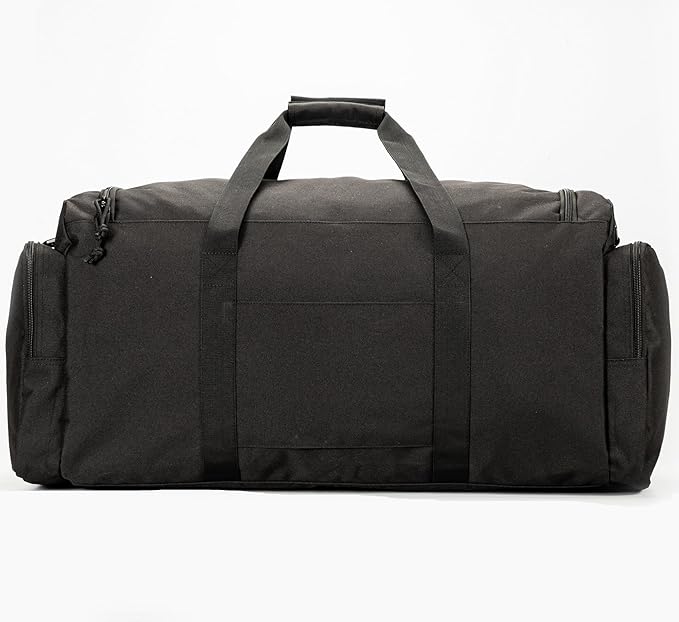 APRILBAY Super Quality 60L Large Duffel Travel Bag Luggage Foldable Bag Cargo Sport Gear Equipment Skiing Hardware Bag Heavy Duty& Durable(Black)