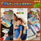 Mini Magnetic Building Blocks Travel Set with Case, 45pcs Travel Magnetic Toys with Portable Box for Kids, STEM Educational Sensory Toys, Classroom Must Have, Learning Gift for Toddlers, Boys & Girls