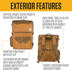 Carhartt 35L Nylon Workday Backpack, Durable Water-Resistant Pack with 15" Laptop Sleeve and Adjustable Shoulder Straps, Blind Duck Camo