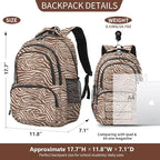 rickyh style School Backpack Travel Bag for Men & Women Lightweight College Back Pack with Laptop Compartmen