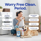Earth Breeze Laundry Detergent Sheets Calming Lavender - 60 Loads - Eco Laundry Sheets - Travel Laundry Soap Sheets for Hot & Cold Cycles - Tackles Tough Stains & Odors - Gentle on Skin, 30 Ct