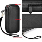 Case for Anker Magnetic Battery 10,000mAh Foldable Wireless Portable Charger, 633/622/621/321 5,000mAh Power Bank (MagGo) Holder, Storage for Baseus 6000mAh Cell Phone Power Delivery -Case Only-Black