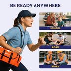 MFASCO Complete Emergency Response First Aid Kit Trauma Bag - 415 Piece Fully Stocked Supplies for Disaster Preparedness | For Business, Schools, Organizations, Groups, Home Safety (Reflective Orange)