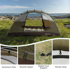 Forceatt Camping Tent 2 Person, Backpacking Tent Waterproof & Windproof, Ultralight Instant Tent with Rain Fly for Camping, Hiking, Outdoor