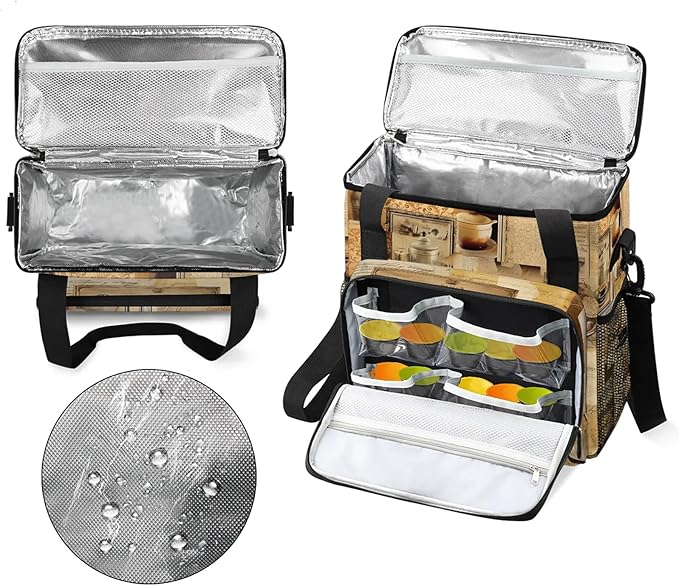 Coffee Maker Carring Bag Travel Storage Tote Bag Compatible with Keurig K-Mini or K-Mini Plus Portable Single Serve Coffee Brewer Case with Pockets for K-cup Pods(Bag Only)