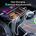 2PCS Gibbab 108W 4 Ports 12V RV USB Switch Outlet, 2 * 36W PD3.0 Type-C + 2 * 18W QC3.0 Quick Charge Panel Wall Mount Car Charger Socket Waterproof Multi-Port Adapter for Marine Truck Boat ATV Bus