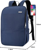 MAXTOP Deep Storage Laptop Backpack Business Anti-theft Backpacks[Water Resistant] Work College Business Travel Computer Backpack for Men Women Fits up to 16" Notebook