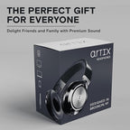 ARTIX CL750 Wired Headphones with Mic — Noise Isolating On-Ear Headphones for Computer and Laptop Wired, Plug in Corded Headphone with Wire (Foldable, Aux Jack 3.5mm)
