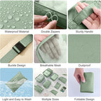 Packing Cubes for Travel-10 Set Luggage Organizer Bags for Family, Mesh Breathable Packing Cubes for Suitcases Durable Travel Essentials Bags Set