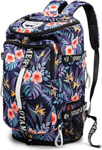 Gym Duffle Bag Backpack with Shoe Compartment,4 ways Travel Backpack for Women and Men,Multi-Functional Weekender bag with Waterproof Layer&Laptop Compartment for Fitness, Travel,Camping