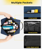 Vorspack Travel Toiletry Bag for Men - Hanging Toiletries Bag Water Resistant Travel Bag for Toiletries Accessories