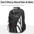 Boavan Laptop Backpack for men, 17.3 inch Laptop Bag with USB Port, Waterproof Travel Work Backpack Purse, Anti-Theft Teacher Nurse Doctor Casual Bookbags Office Business backpack，White