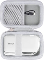 khanka Hard Case Replacement for Anker 3-in-1 Power Bank USB C Charger Block,10,000mAh 10k Portable Charger,Case only. (White)