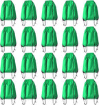 Drawstring Backpack Bulk 20 Pcs Draw String Backpack Bags DIY Gym Sports Traveling Yoga Cinch Bag Sackpack Drawstring (Green)