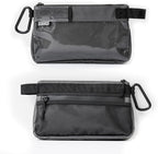 GOBAGS Production Zipper Bags - Electronics & Camera Accessories Bag - Cable organizer, Gear Accessory Pouch, Travel Camera Essentials (Small, Gray)