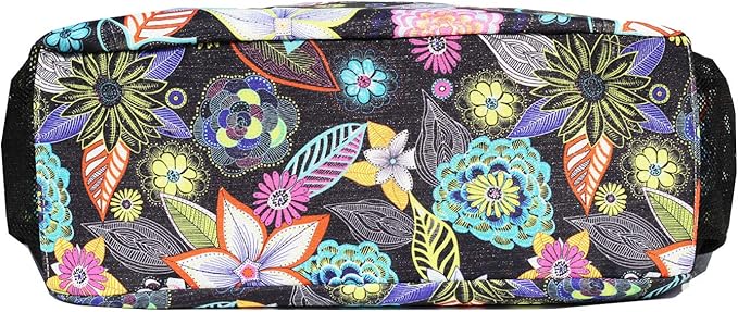 Original Floral Water Resistant Large Tote Bag Shoulder Bag for Gym Beach Travel Daily Bags Upgraded