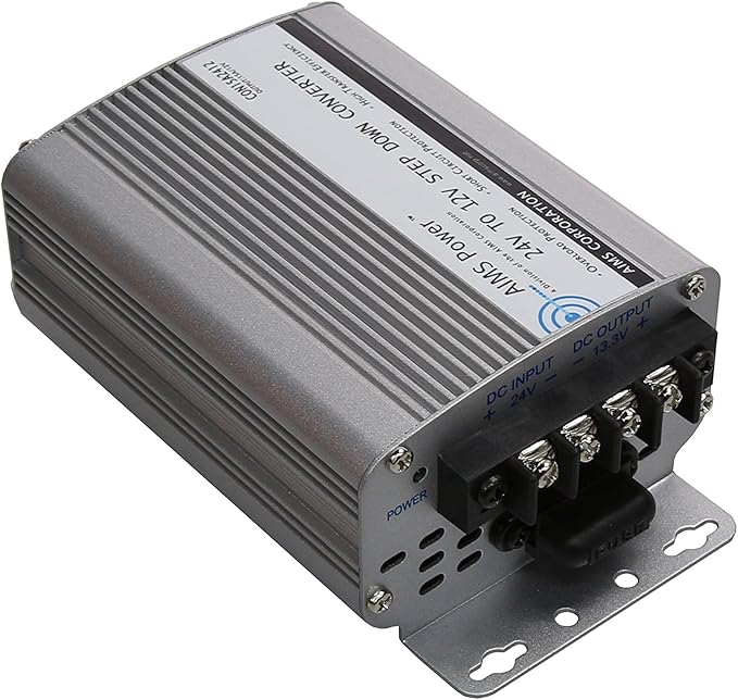 AIMS Power CON15A2412 15 Amp 24V-12V DC Converter