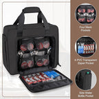 Anitor Portable Carrying Coffee Maker Travel Bag Match for Keurig K-Mini/K-Mini Plus/K-Express, Single Serve Coffee Machine Travel Bag with Padded Shoulder Straps Includes Multiple Storage Bags, Black