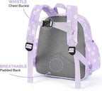 STEAMEDBUN Corduroy Toddler Backpack for Girls 2-4: Kids backpack for Boys Girls - 12 inch Preschool Kindergarten Backpacks - Floral