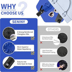 Seniny Windproof Travel Umbrella, Automatic Umbrellas for Rain, Portable & Compact Umbrellas for Backpack, Strong UV for Protection, Folding Small Sun Umbrella for Car, Walking