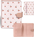 Slohif Passport Wallet Holder Cover for Travel - Women Men RFID Blocking Passport Book Protector for Boarding Pass Cards