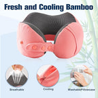 Cirorld Neck Pillow for Traveling, Travel Pillows for Airplanes,100% Pure Memory Foam Travel Neck Pillow, Adjustable Flight Pillow, Portable Plane Accessories with Eye Mask, Earplugs, Carry Bag