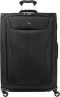Travelpro Maxlite 5 Softside Expandable Luggage with 4 Spinner Wheels, Lightweight Suitcase, Men and Women, Black, Checked-Large 29-Inch