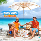 SRISE Large Beach Bag for Women & Men, Beach Bags Waterproof Sandproof, Travel Tote Bag, Swim Pool Bag for Family Outdoor