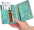 FINTIE Passport Holder, Slim Travel Wallet RFID Blocking Card Case Cover Passport Cover Protector Essentials with Credit Card Slots for Women/Men | Slim, RFID Blocking, Card Case Cover, Essentials, Credit Card Slots