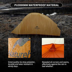 Naturehike Cloud Up Tent, Lightweight Backpacking Tents, Waterproof Ultralight Tent for Camping Hiking Backpacking