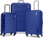 American Tourister Stratum 2.0 Hardside Expandable Luggage with Spinners | Sapphire Blue | 3PC (CO/MED/LG)
