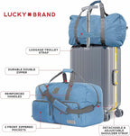 Lucky Travel Duffel Bags 115L, Gym Bag, Travel Bag & Large Duffle Bag for Men, Foldable Overnight Weekender Bags for Women & Men with Adjustable Shoulder Strap,