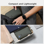 RIGHT AWAY Travel Tech Pouch，Waterproof Cord Case，Electronics Organizer Travel Case，Cable Organizer Storage Bag For Phone, Charger, Accessories(Dark Green)