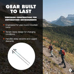 BLACK DIAMOND Distance Z Trekking Poles (Pair) | Ultralight | Foldable Z-Pole Design | Trail Running & Hiking Stability