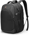 Swissdigital Travel Laptop Backpack, 35L Expandable Large College Laptops Backpack with USB Charging Port for Men and Women Fits 17 Inch Notebook, Black | SD1671-01