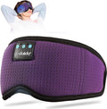 LC-dolida Sleep Headphones, Sleep Mask Bluetooth Wireless Music Eye Mask, Sleeping Headphones for Side Sleepers Sleep Mask with Bluetooth Headphones Ultra-Thin Stereo Speakers Perfect for Sleeping