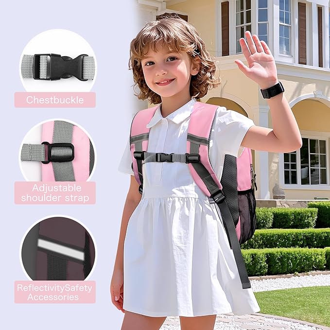 STEAMEDBUN Girls Backpack for Girls 5-9,Kids Backpack for Elementary School Bag