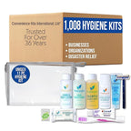 Convenience Kits International Unisex 10-Piece Budget Hygiene Travel Kit with Crest Toothpaste, Bar Soap, Shave Gel, and TSA-Friendly Zippered Travel Bag