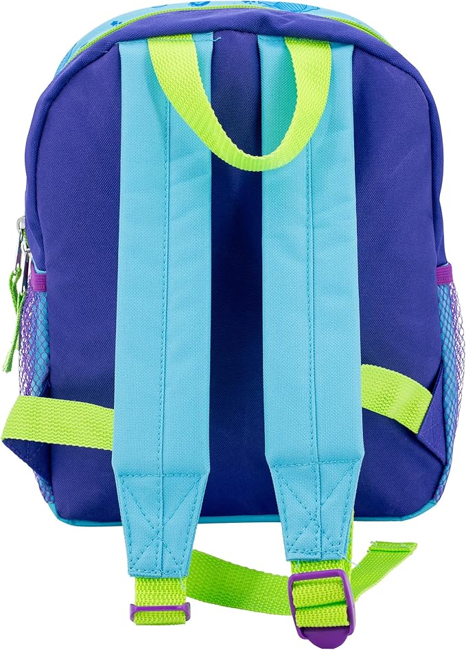 AI ACCESSORY INNOVATIONS Barney The Purple Dinosaur Mini Backpack, 12 x 10 x 4 inches, Kids School Bag with Zip Pockets, Purple
