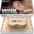 Peace&Quiet PQ Sleeping Ear Plugs Silicone - 30 Wax Moldable EarPlugs for Sleeping Noise Cancelling for Swimming, Sound Blocking Level 32 Db, (30 Silicone Earplugs), Color: Skin Tone